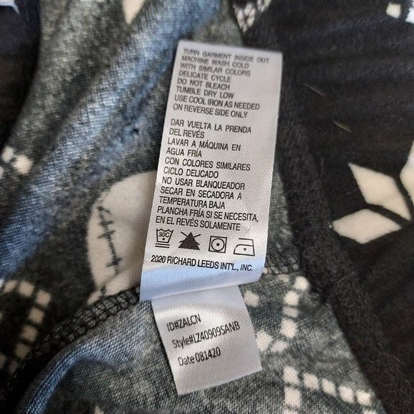 Disney Nightmare‎ Before Christmas Leggings Sleep Pants Black Small - Picture 8 of 8